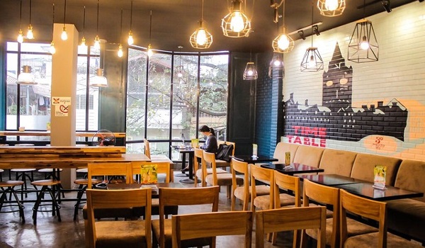 thiết kế quán Cafe trong khách sạn