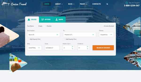 Cách lựa chọn mẫu website du thuyền
