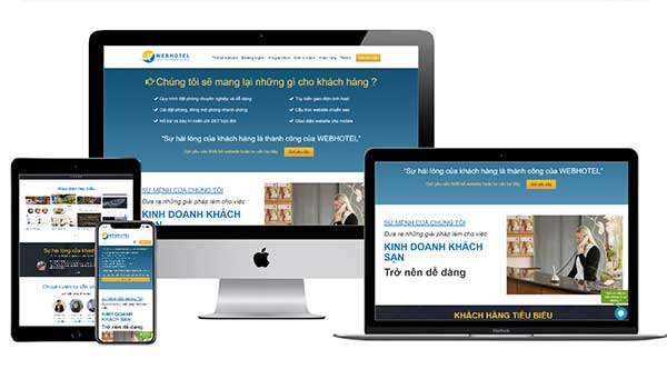 Webhotel.vn - Giải pháp thiết kế website cho hệ thống khách sạn