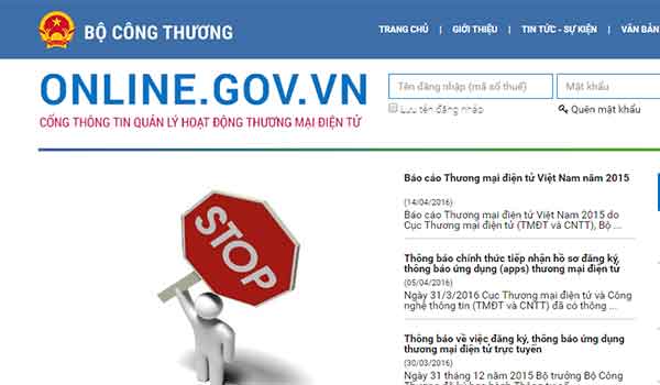 Hướng dẫn đăng ký website khách sạn, du lịch, nhà hàng với bộ công thương